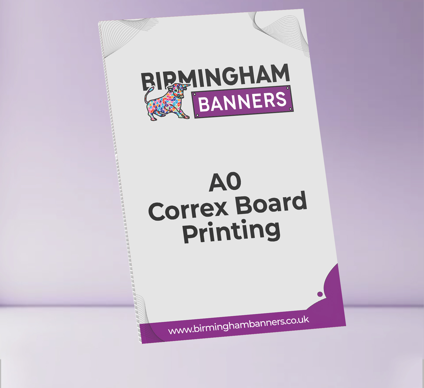 A0 Correx Board Printing