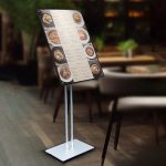 A1 LED Illuminated Floor Standing Sign Board