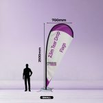 2.5m Tear Drop Flags