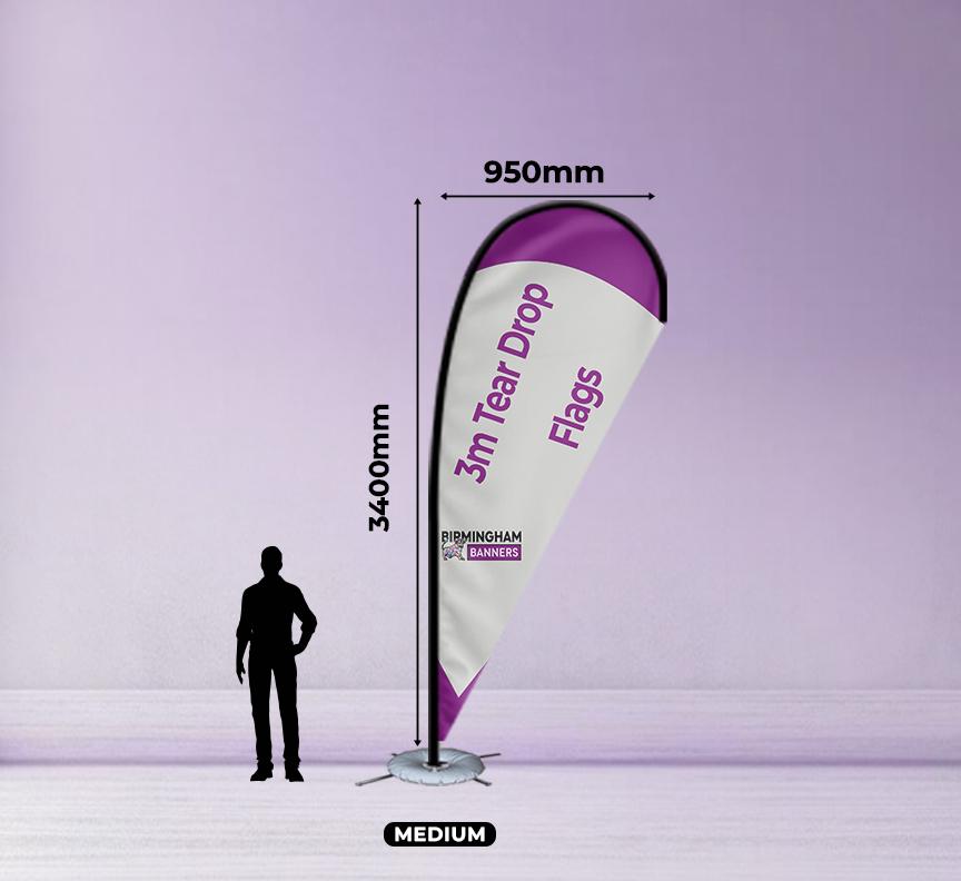 3m Tear Drop Flags