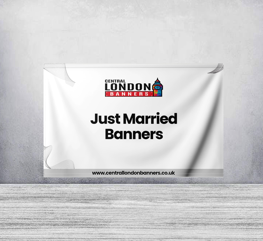Just Married Banners