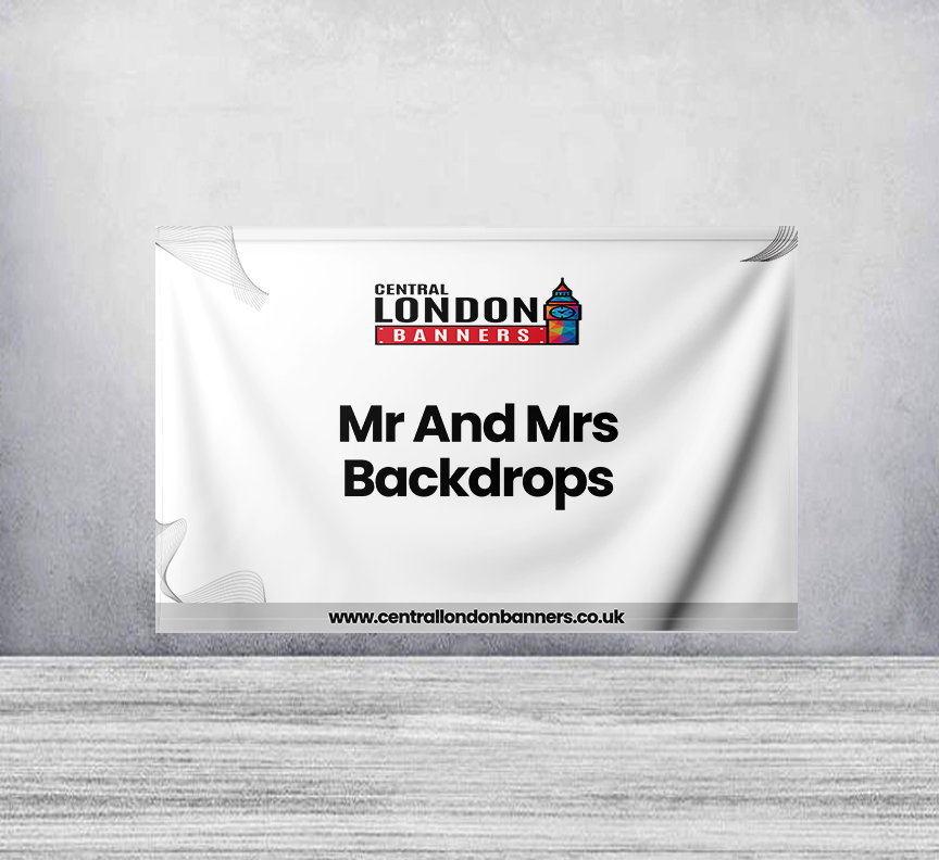 Mr And Mrs Backdrops