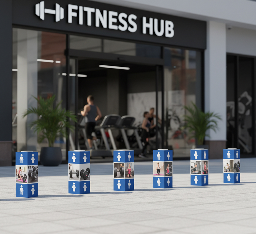 Gym Bollard Covers