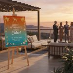 Retirement Party Easel With Printed Sign