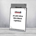 A1 LED Ultra Slim Black Lightbox