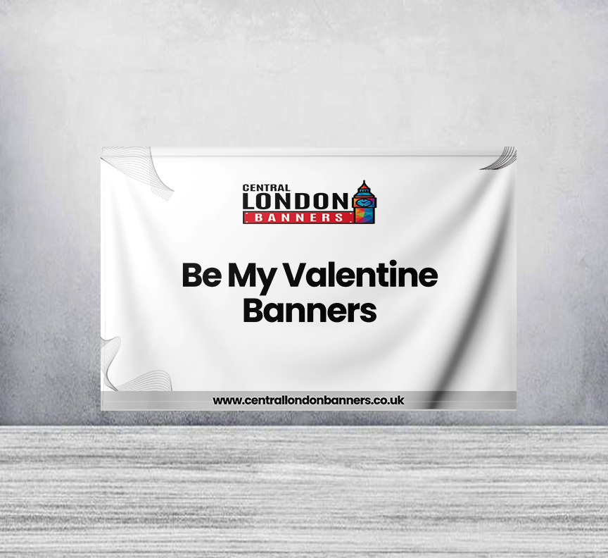 Be My Valentine Banners