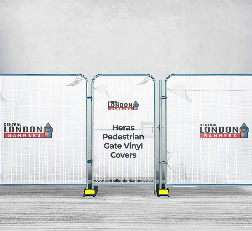 Heras Pedestrian Gate Vinyl Covers