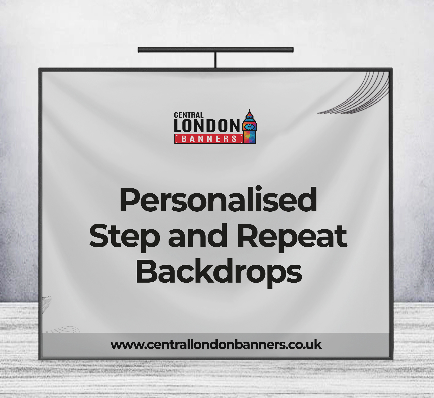Personalised Step and Repeat Backdrops