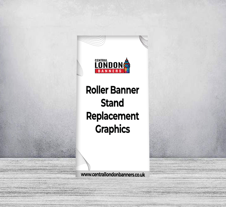 Roller Banner Stand 1200mm x 2000mm Replacement Graphics